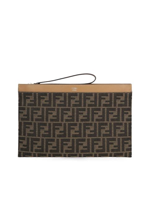 fendi pochette plate|Fendi medium flat pouch.